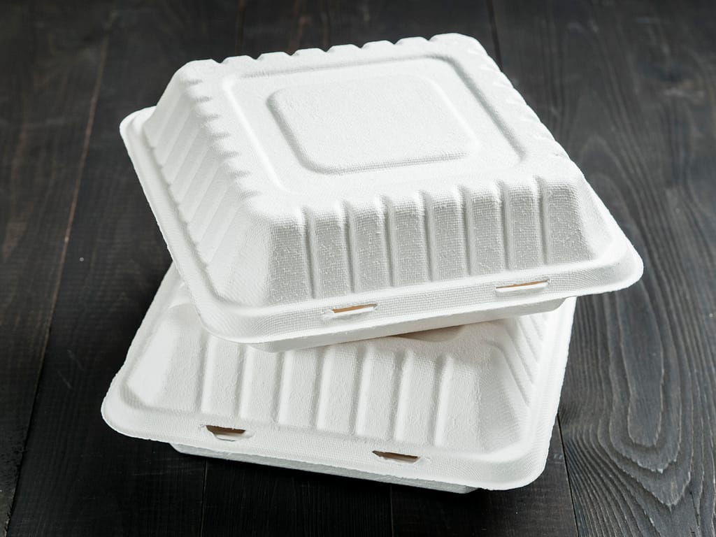 two take-out containers