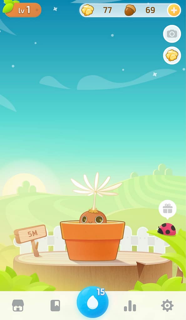 plant nanny app - drink more water